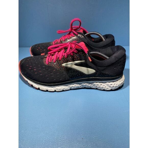 Brooks Women's Glycerin 16 Running Shoes 1202781B070 Black Pink White Size US 11 - Picture 1 of 7